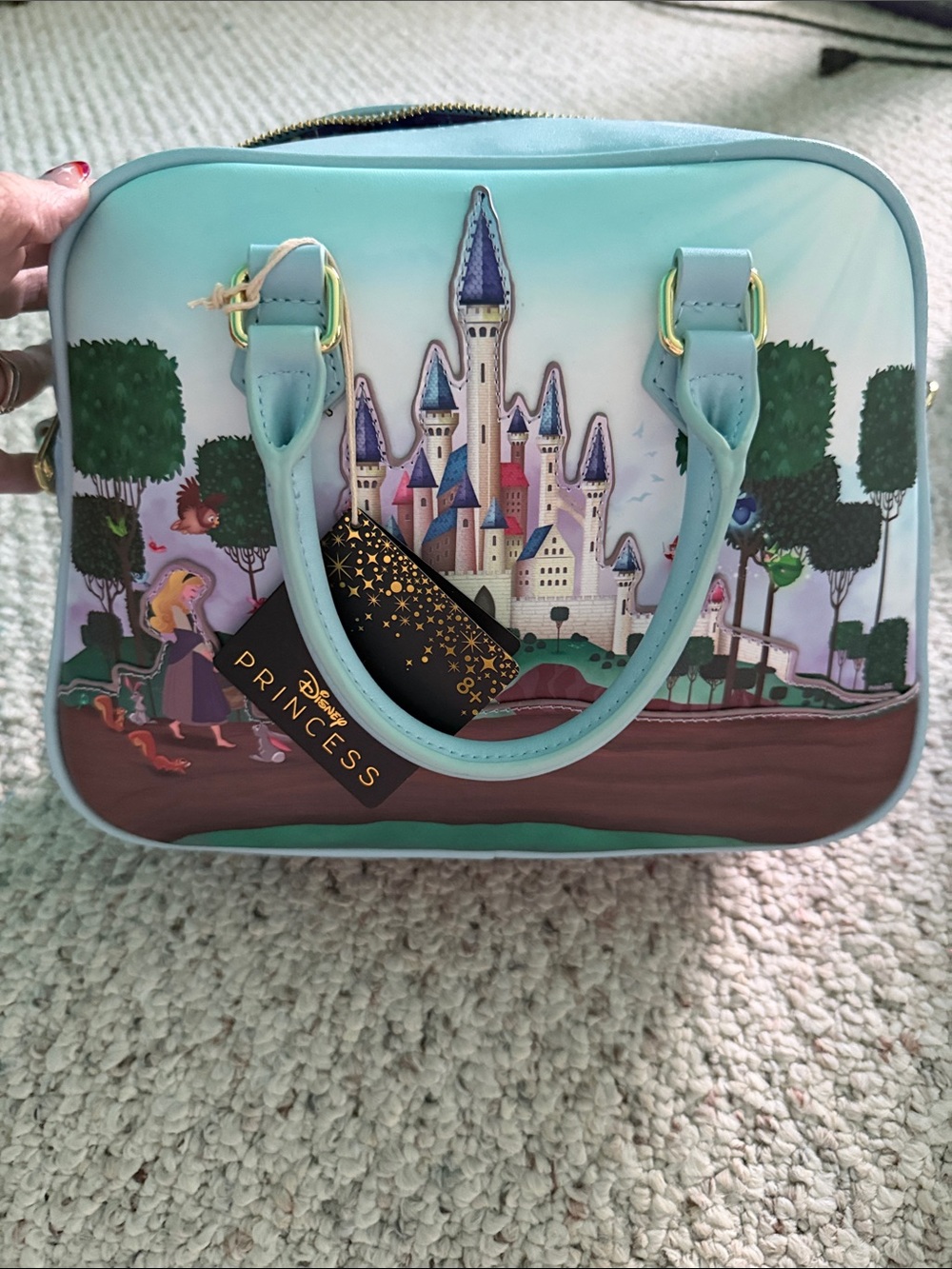 Disney Princess Sleeping Beauty Castle Satchel -